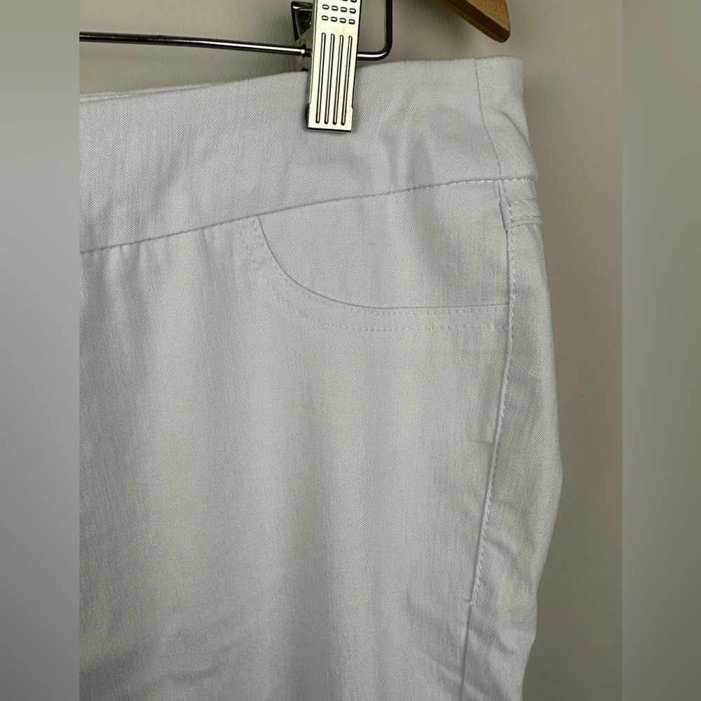 Soft Surroundings Slim-Sation Pull on Ankle Pants White XL/18 - Picture 11 of 14